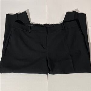 Talbots Hampshire Ankle Pant Black Dress Pants Slacks sz 18W Business Casual